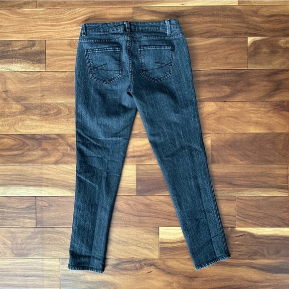 Inked & Faded Curvy Skinny Black Denim Jeans size 6 - Picture 3 of 4